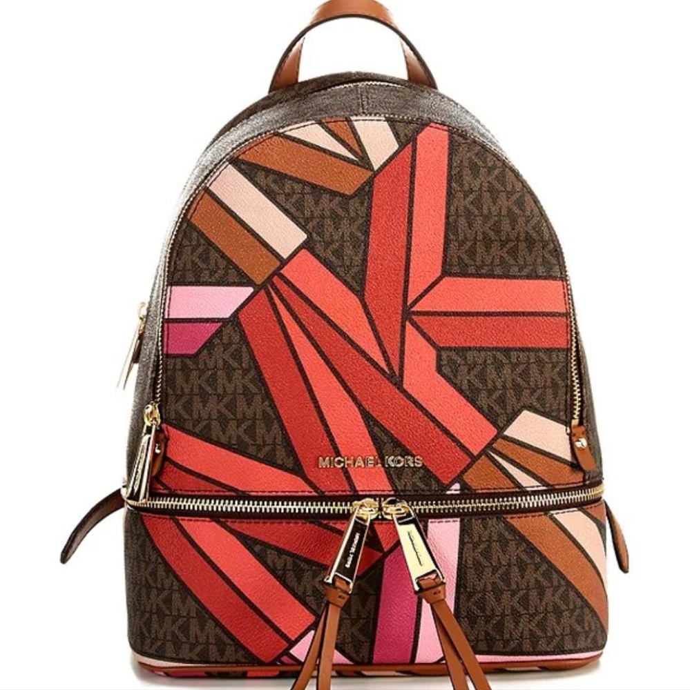 ‼️ONLY ONE!!‼️  🎒🤩 MICHAEL KORS Rhea Signature Medium Backpack 🎒🤩